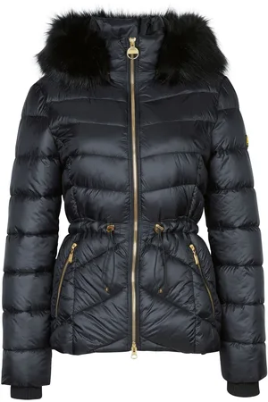 Barbour Czarna pikowana kurtka Island44