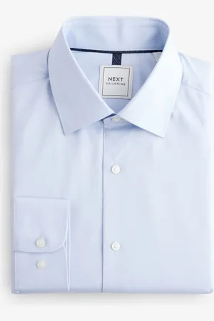 Next Regular Fit Single Cuff Easy Care Twill Shirt39cm R (UK 15.5 R)