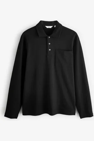 Next Heavyweight Long Sleeve Polo ShirtM