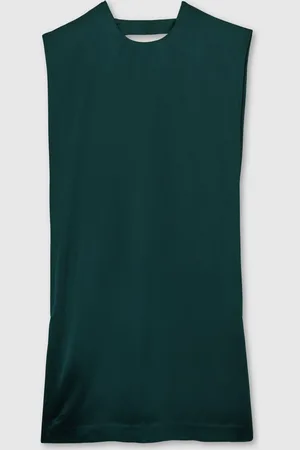 Reiss Phoenix Satin Sleeveless Tunic Dress34