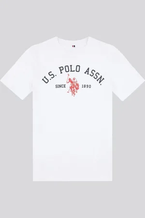 U.S. Polo Assn. U. S. Polo Assn. Boys Blue Signature Arch Print 100% Cotton T-Shirt12