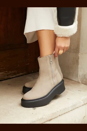 Linzi Valley Platform Ankle Boots With Side Zip DetailEU 38 (UK 5)
