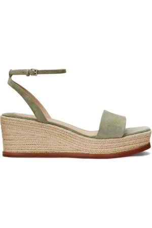 Ralph Lauren Leona Suede Platform Heeled Espadrilleseu355
