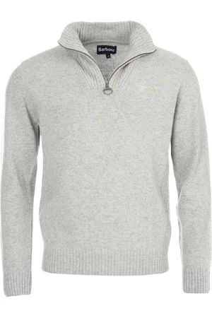 Barbour Lambswool Quarter Zip JumperM