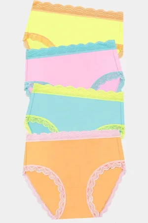 Stripe & Stare Multicolour High Rise Knickers 4 PackXL