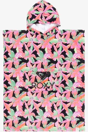 Roxy Tropical Print Logo Hooded TowelJeden