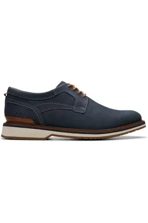 Clarks Nubuck Monahan Plain ShoesEU 41 (UK 7)