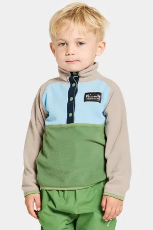 Didriksons Kids Monte Half Button Jumper8692 cm