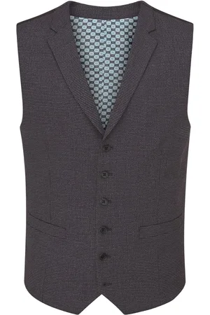 Skopes Norris Check Single Breasted Suit Waistcoat52 Regular (UK 42 R)
