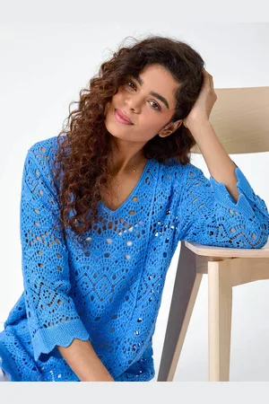 Roman Crochet Tunic 100% Cotton Top46