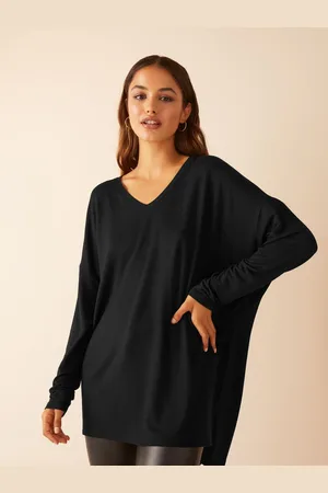 Friends Like These Long Sleeve V-Neck Tunic36
