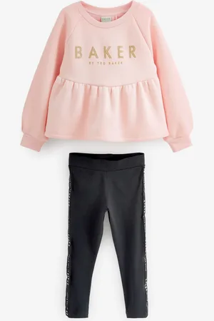 Ted Baker Komplet : sweter z baskinką w 100% z bawełny i legginsy12
