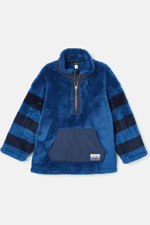 Joules Polar chłopięcy Always Cosy ze sztucznego kożuszka z krótkim zamkiem9 lat (134 cm)