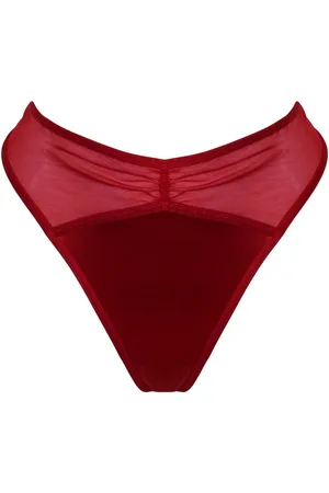 Pour Moi All Yours Satin and Mesh Thong40