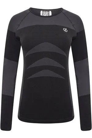 Dare 2B Womens In The Zone III Long Sleeve Black Base Layer TopS