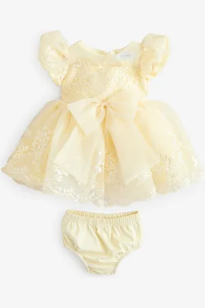 IAME Girls Yellow Party Dress6874 cm