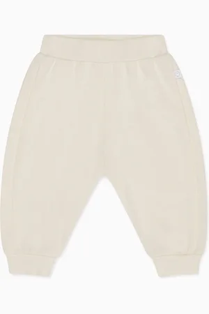 Mori Cream Organic Cotton And Bamboo Super Soft Stretchy Joggers3-6 miesięcy