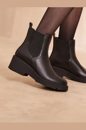Friends Like These Chunky Wedge Faux Leather Chelsea BootEU 38 (UK 5)