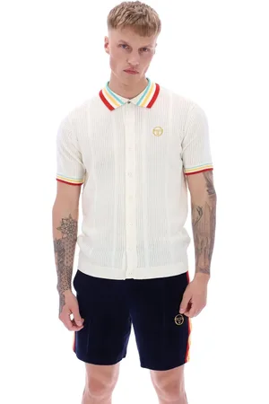 Sergio Tacchini Slice Knit 100% Cotton Polo ShirtXS