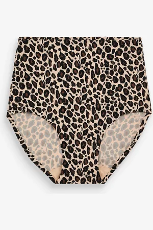 Chantelle Leopard Print Soft Stretch Seamless One Size High Waisted KnickersJeden