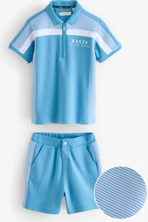 Ted Baker Blue Polo Shirt and Shorts Set98104 cm