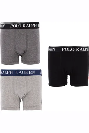 Ralph Lauren Opakowanie zbiorcze 5 par bokserek chłopięcych z logo, z bawełny ze stretchemS