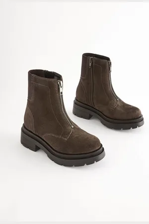 Next Zip Front Chunky BootsEU 38 (UK 5)