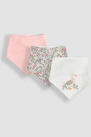 JoJo Maman Bébé 3-Pack Dribble BibsJeden