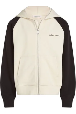 Calvin Klein Relaxed 100% Cotton Colourblock Zip Hoodie12 lat (152 cm)
