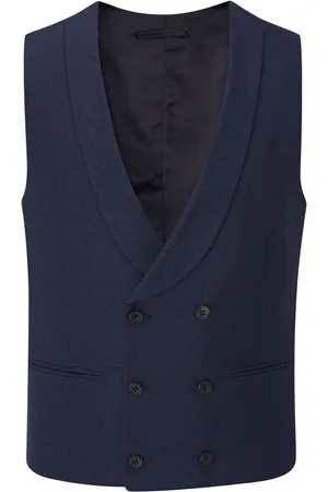 Skopes Harcourt Double Breasted Slim Fit Suit Waistcoat48 Regular (UK 38 R)