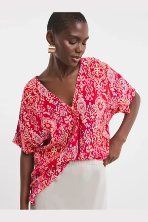 JD Williams Crinkle Popover Top44