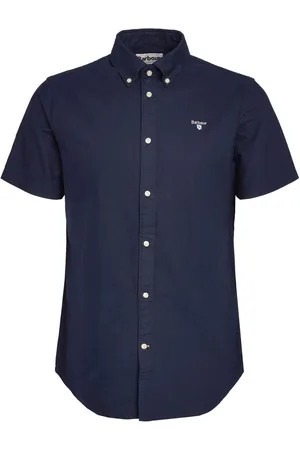 Barbour Koszula Oxtown Classic z krótkim rękawem Oxford z bawełny 100%XL