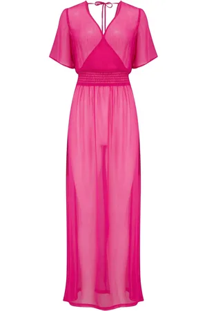 Pour Moi Short Sleeve Chiffon Wrap Maxi Kaftan40