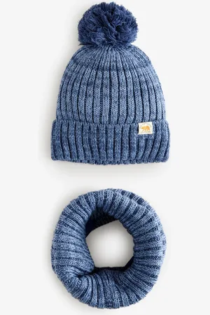 Next Knitted Pom Hat and Snood Set (1-10yrs)3