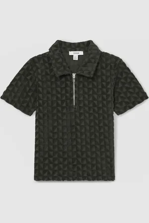 Reiss Jackson Textured Towelling Polo Shirt116122 cm