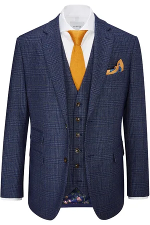 Skopes Tailored Fit Woolf Check Suit: Jacket48 Short (UK 38 S)