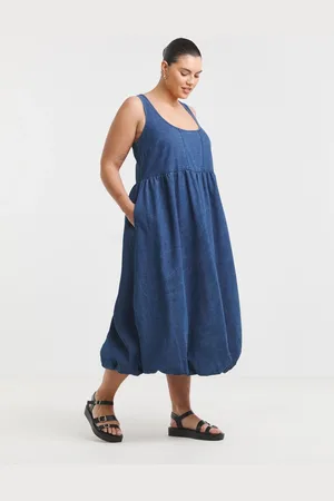 Simply Be Bubble Hem Midaxi Dress44