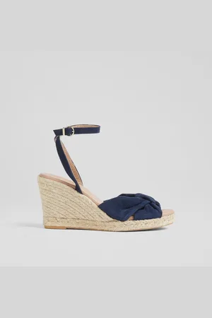 LK Bennett Angela Suede Espadrille SandalsEU 35 (UK 2)