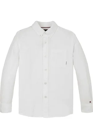 Tommy Hilfiger Relaxed Linen Blend Long Sleeve Shirt104110 cm