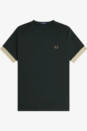 Fred Perry Striped Cuff T-Shirt2X-L