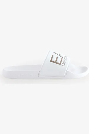 EA7 Emporio Armani Contrast Colour Logo Sliderseu37