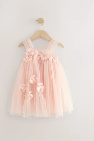 Next Sleeveless Mesh Party Dress (3mths-7yrs)110116 cm