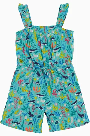 Frugi Blue Annabelle Jumpsuit104110 cm