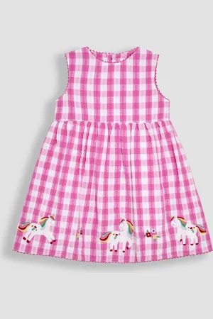 JoJo Maman Bébé Appliqué Gingham Summer Dress110116 cm