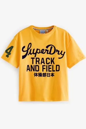 Superdry Track T-Shirt with Flocked Print8 lat (128 cm)