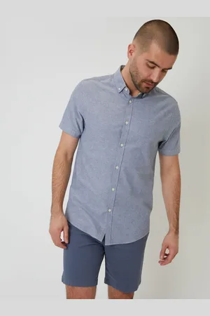 Threadbare Koszula oxford z krótkim rękawem XL