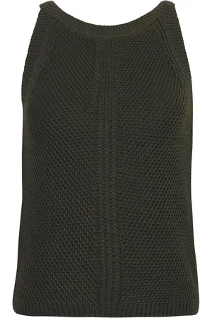 Barbour Dakota Sleeveless Knitted 100% Cotton Vest Top44