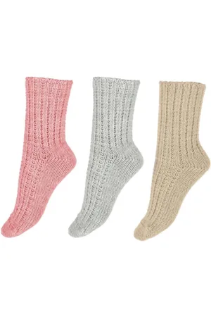 Pretty Polly Grey Lounge Socks 3 PackJeden