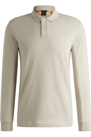 HUGO BOSS Logo Patch Slim Fit Pique Polo ShirtXL