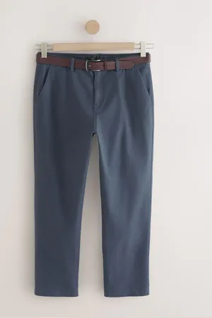 Next Belted Soft Touch Chino Trousers34 R